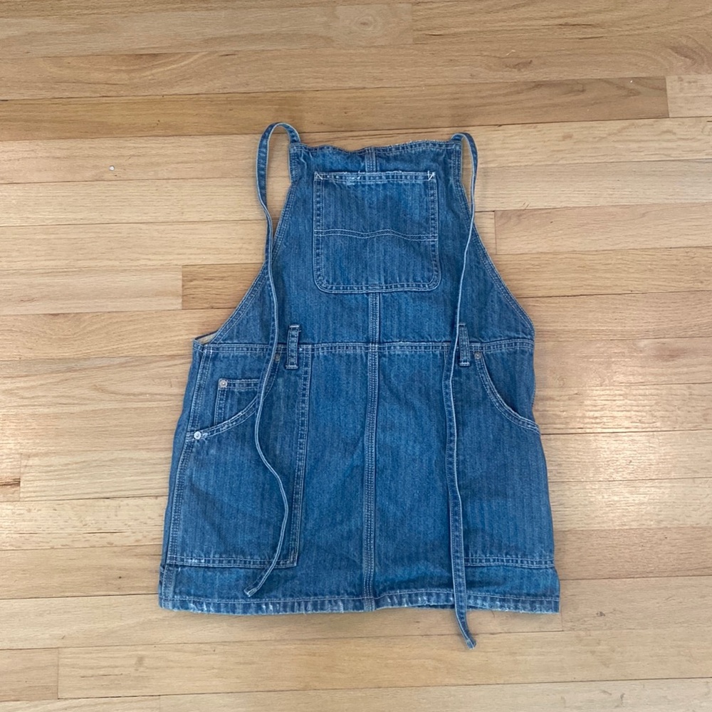 Free People Blue Denim Women Jeans Overalls